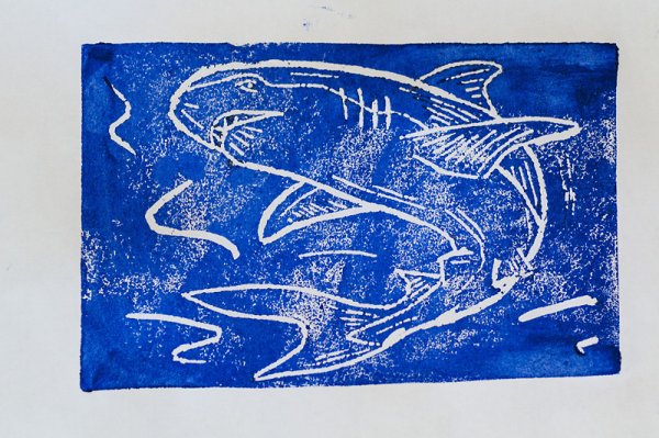 Техника сграффито пластилин