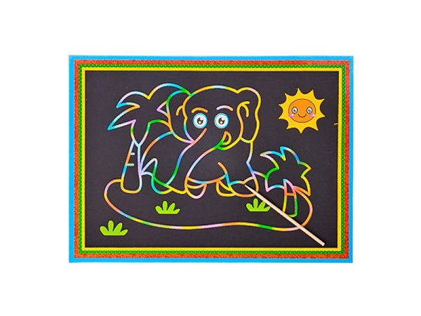 Гравюра цветная для малышей