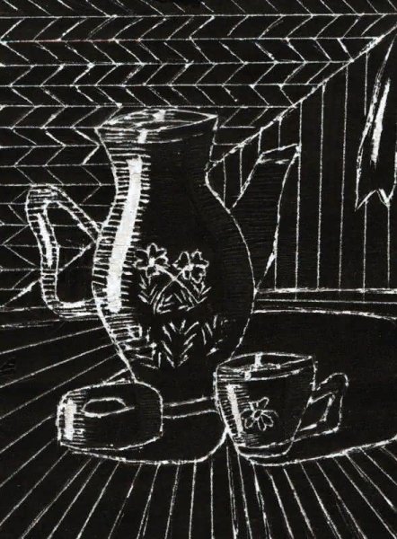 Гравюра граттаж