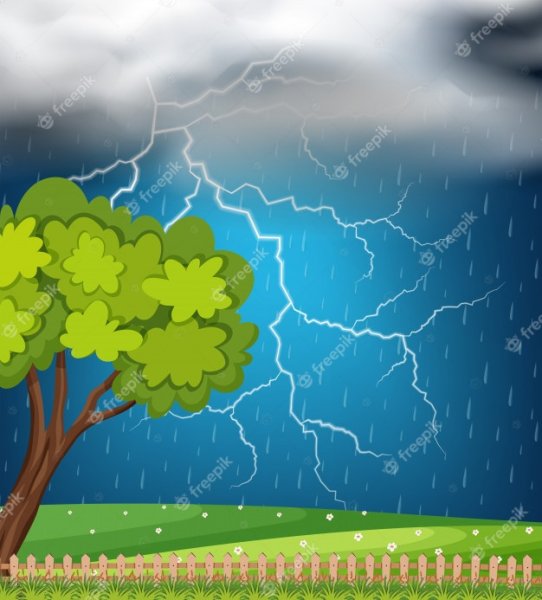 Тучка с грозой