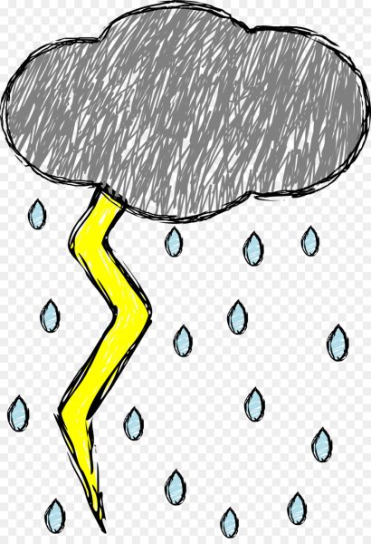 Облачко с молнией