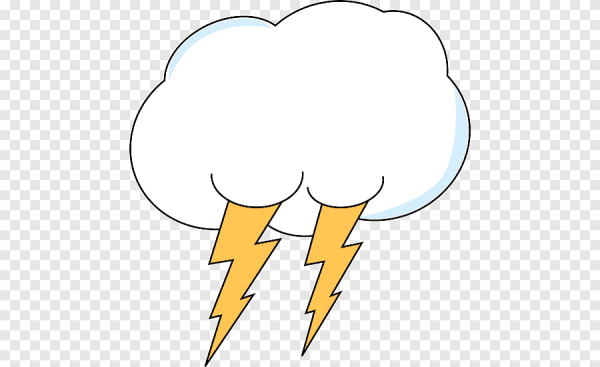 Тучка с молнией
