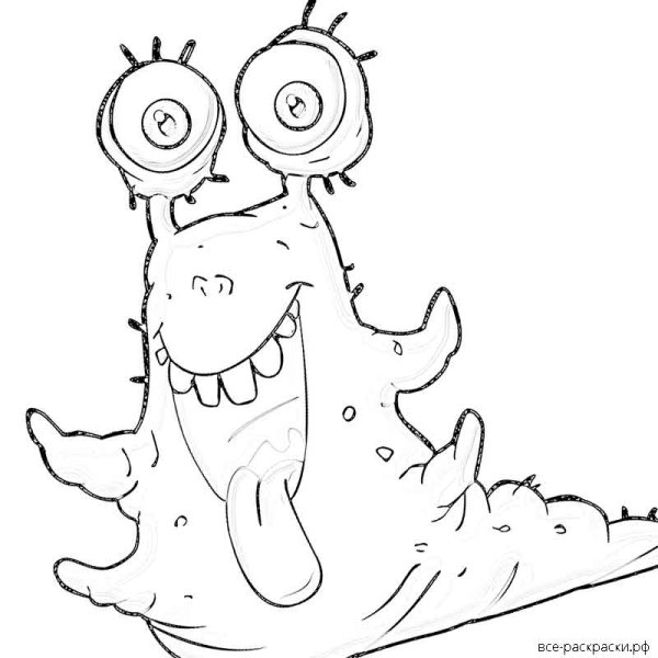 Сиреноголовый монстр раскраски