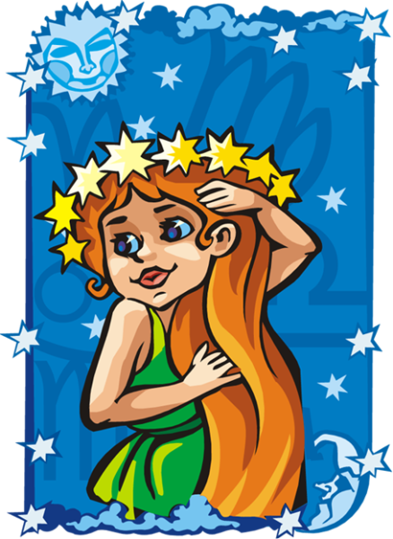 Знак зодиака Дева детский рисунок