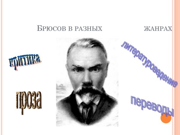 В Я Брюсов детская