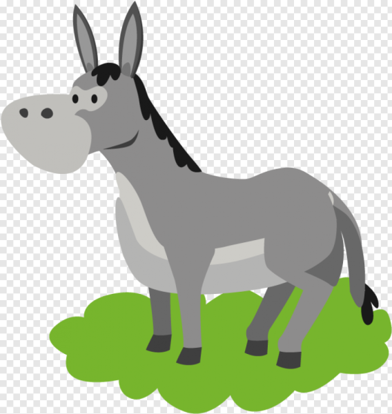 Ослик мультяшный