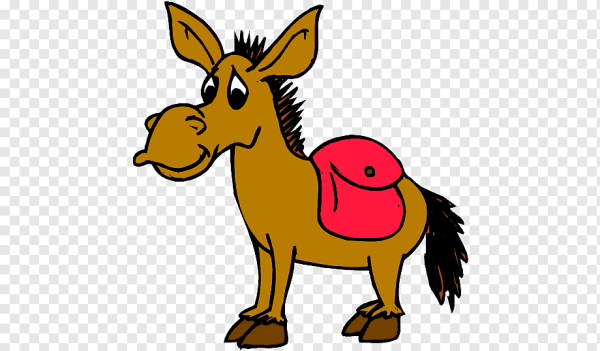 Осел мультяшка
