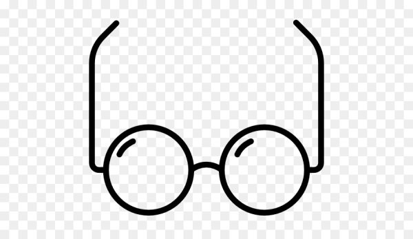 Круглые очки вектор