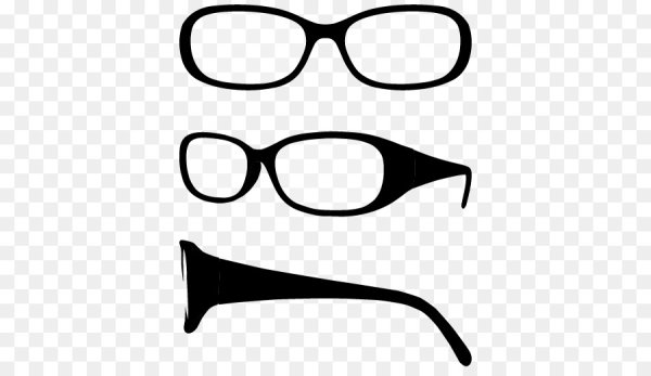 Очки вид сбоку