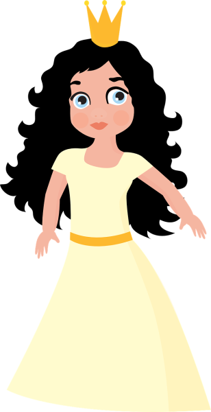 Силуэт принцессы для плоттера