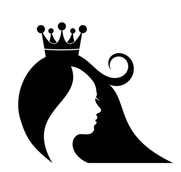Корона королевы силуэт