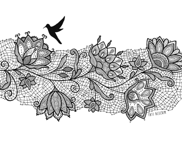 Нарисованное кружево