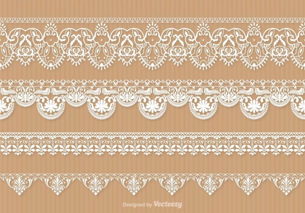 Кружево вектор