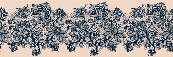 Орнамент кружево цветы
