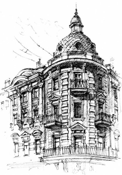 Томская архитектура силуэты ТГУ