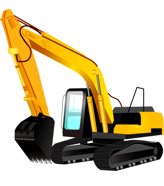 Экскаватор векторный