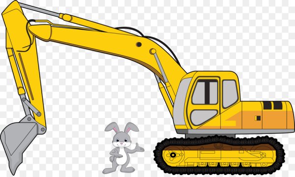 Экскаватор погрузчик JCB вектор