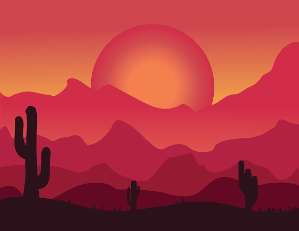 Векторный пейзаж