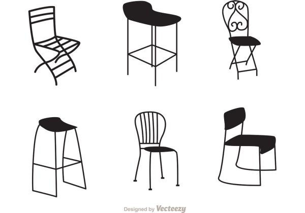 Стул вектор