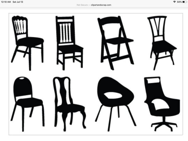 Табурет силуэт