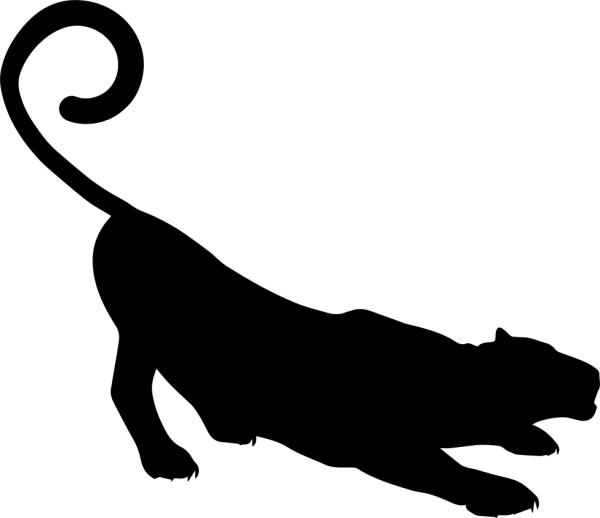 Трафарет пантеры