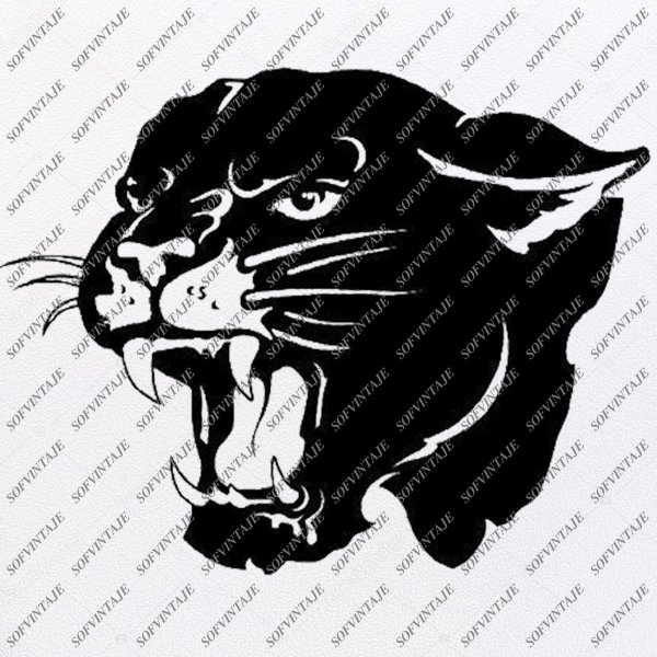 Наклейка голова пантеры