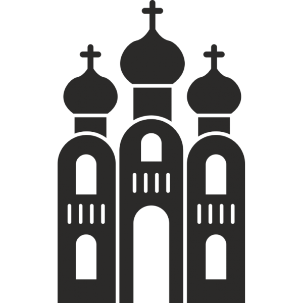 Церковь силуэт