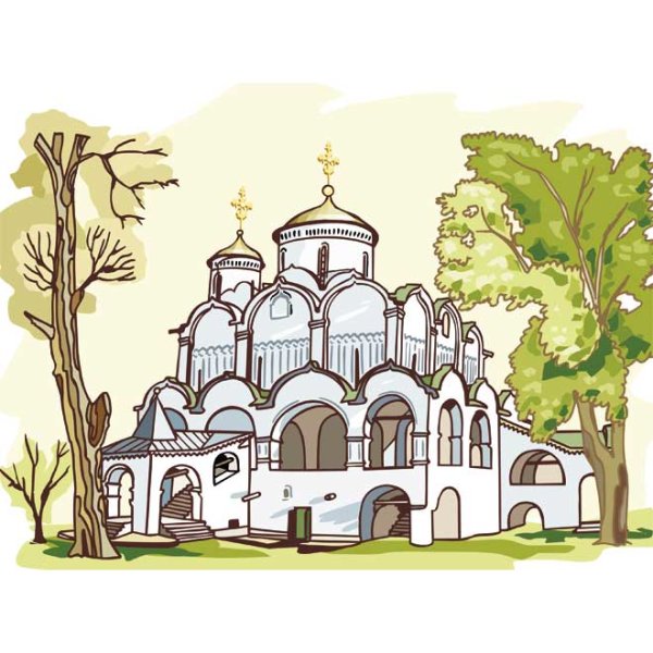 Купол храма вектор