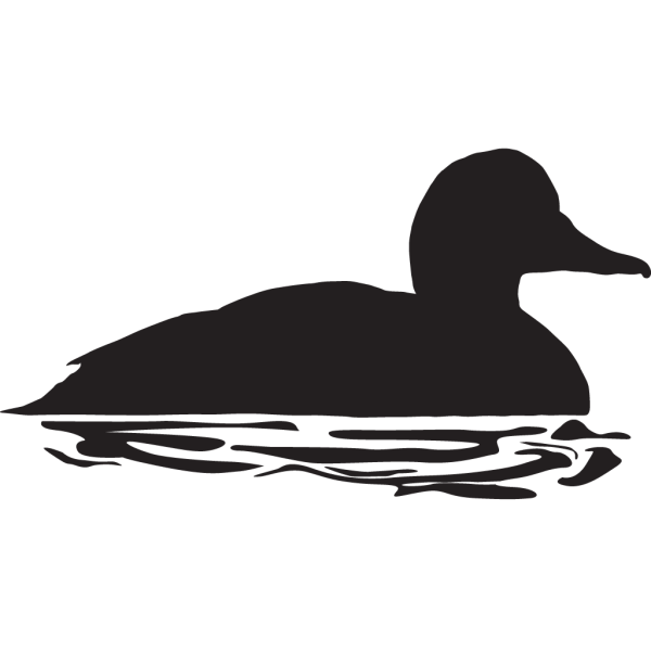Силуэт утки