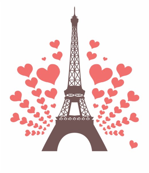 Эйфель башня силуэт