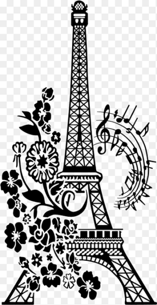 Силуэт города Париж