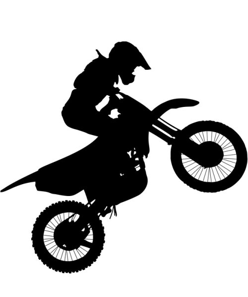 Мотоцикл эндуро вектор