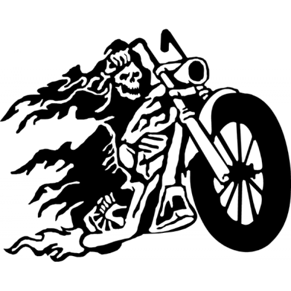 Байкерские наклейки