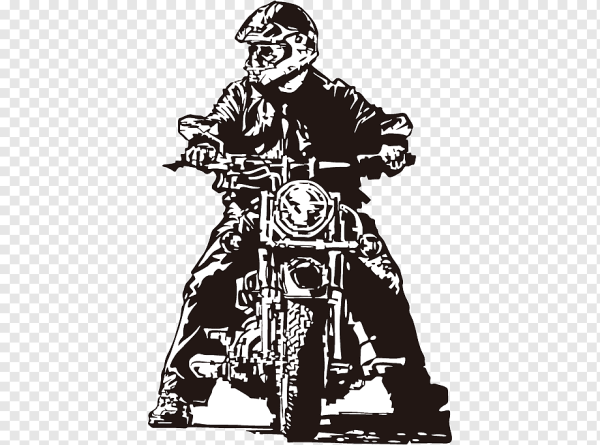 Векторный байкер