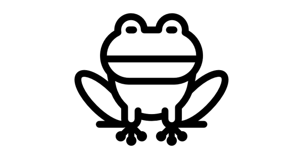 Пиктограмма лягушка