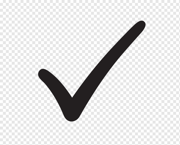 Черная галочка