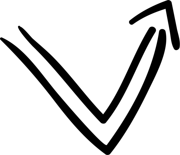 Галочка символ белая