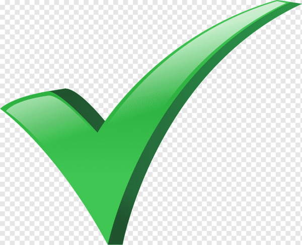 Знак зеленая галочка