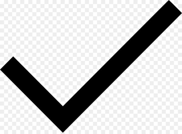 Галочка на прозрачном фоне