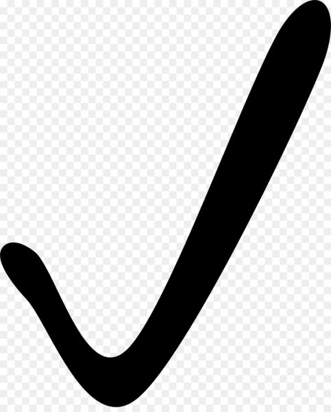 Черная галочка