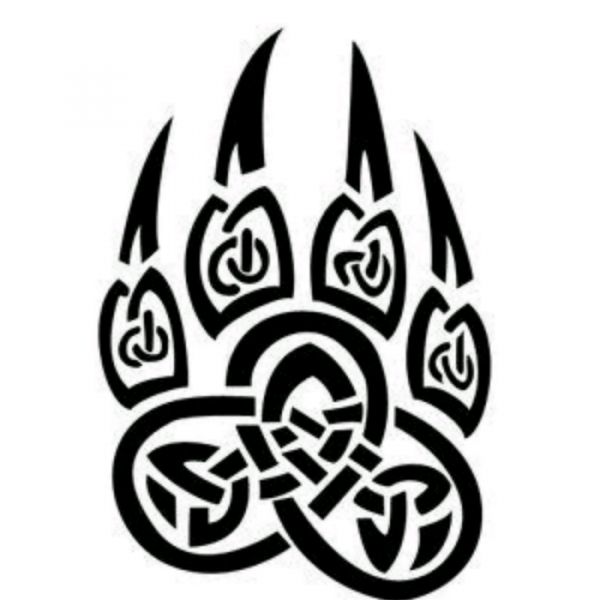 Символ Велеса медвежья лапа