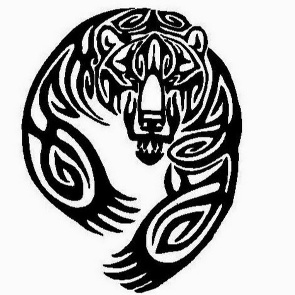 Медведь в кельтском стиле