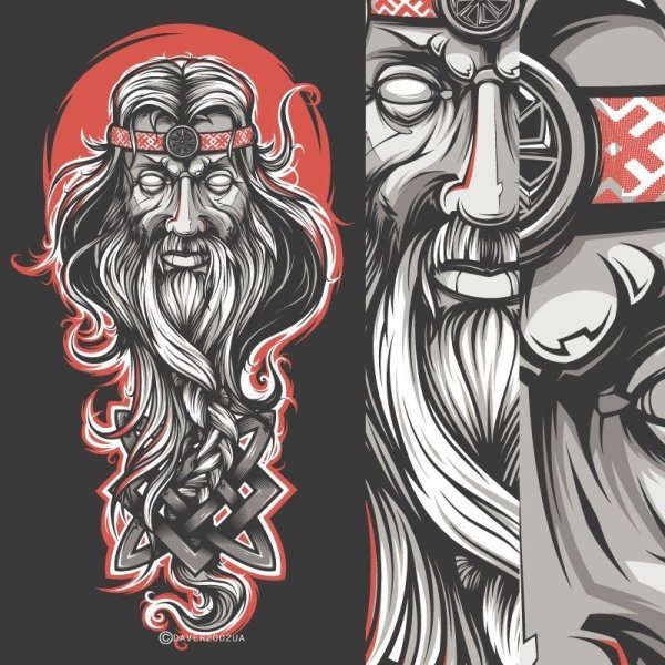 Сварог Ярило Велес эскиз