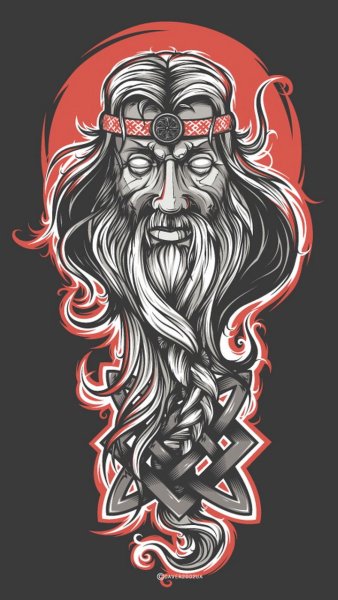 Славянский Бог Сварог тату