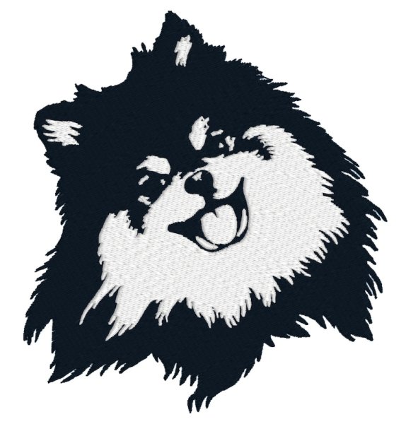 Померанский шпиц силуэт