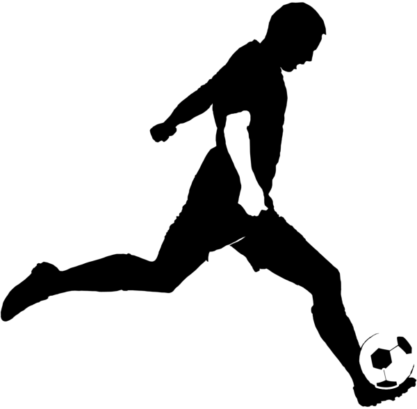 Футболист векторный