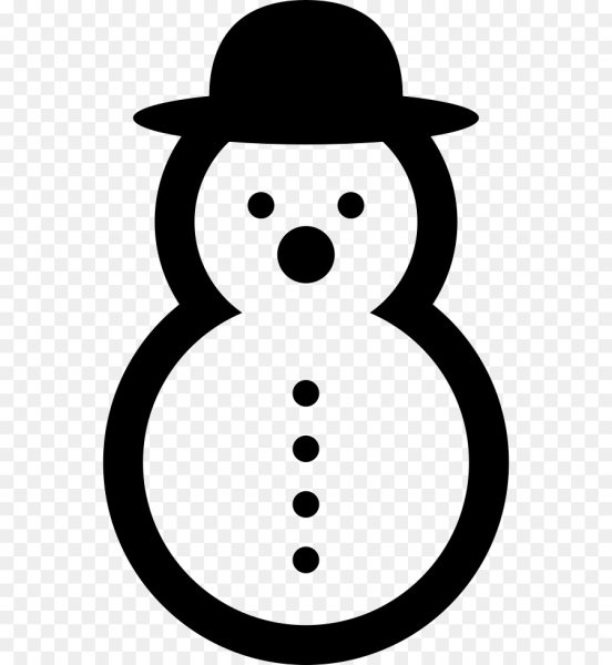Снеговик очертания