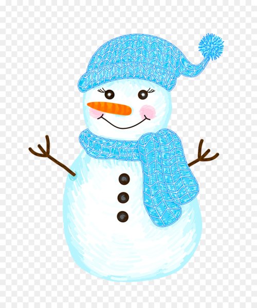 Шарф для снеговика