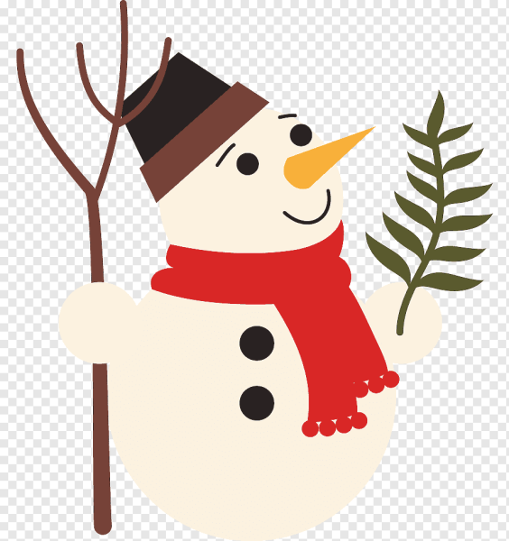 Снеговик векторное изображение