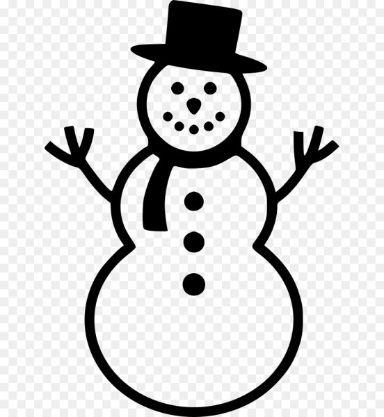 Снеговик векторное изображение